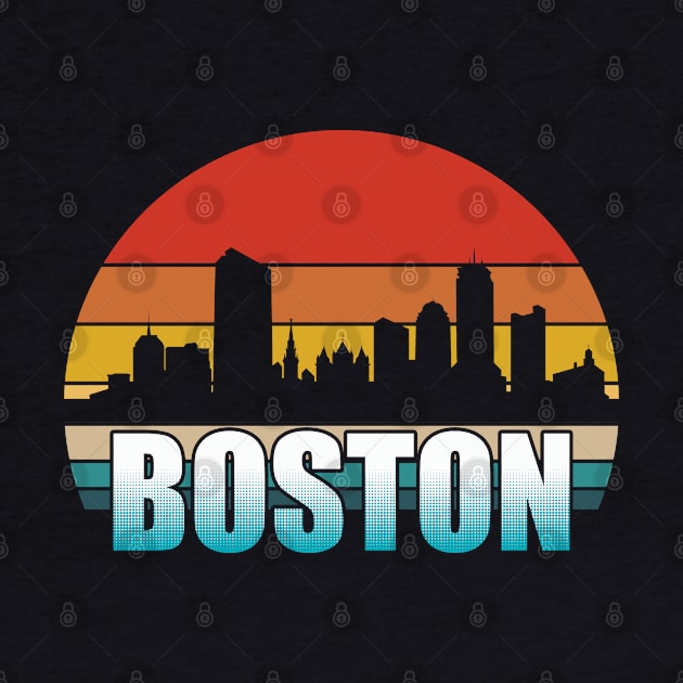 Boston - Boston Skyline by Kudostees